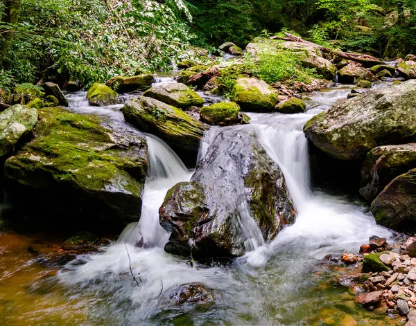 Eine Schöne Aufnahme Des Helen Georgia Wasserfalls Den Usa — Stockfoto