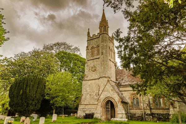 Een Prachtig Shot Van Een Kerk Dorset — Stockfoto