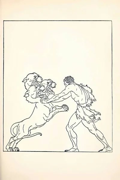 Scan Vertical Mythologie Grecque Xixe Siècle Recherche Toison — Photo