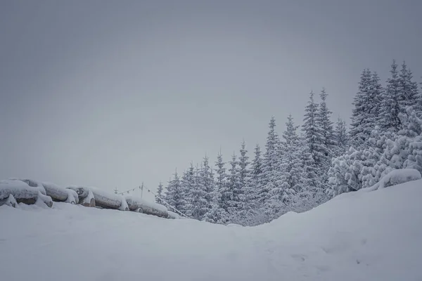 Beautiful Shot Top High Tatra Mountains Cold Weather Poland — Stock Photo, Image