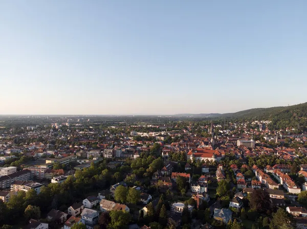 Vista Aérea Ettlingen Alemania Ciudad Baden Wurttemberg —  Fotos de Stock