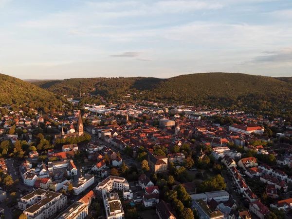 Вид Воздуха Этторе Мессину Германия Город Баден Вюртемберге — стоковое фото