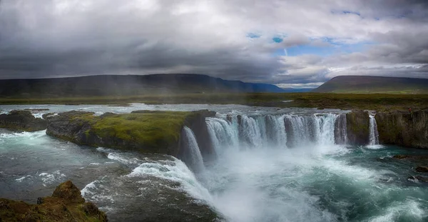 Una Bella Foto Godafoss Fossholl Islanda — Foto Stock