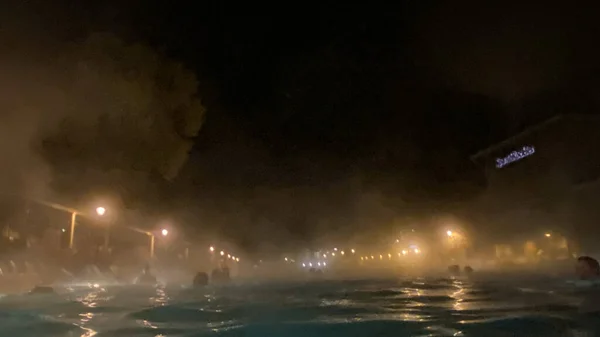 Glenwood Hot Springs Världens Största Mineralheta Källbassäng — Stockfoto