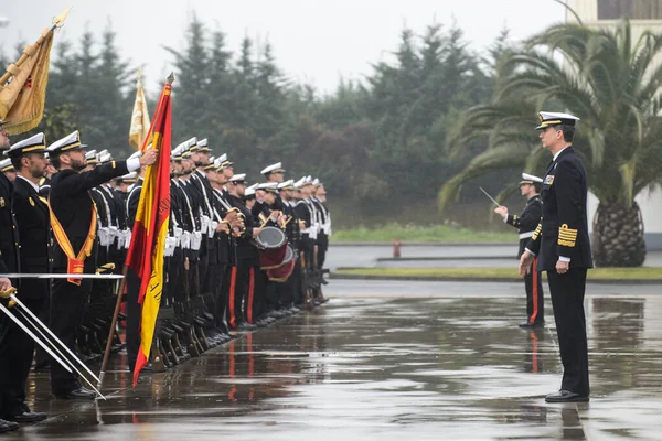 Coruna Espanha Março 2016 Cerimônia Rei Felipe Espanha Homenagem Aos — Fotografia de Stock