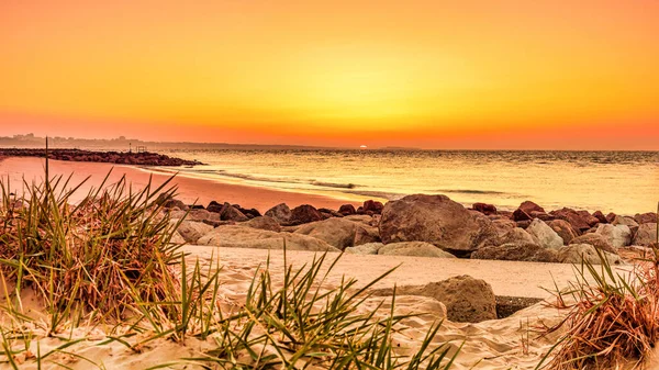 Vacker Bild Sandbanks Beach Poole Storbritannien — Stockfoto