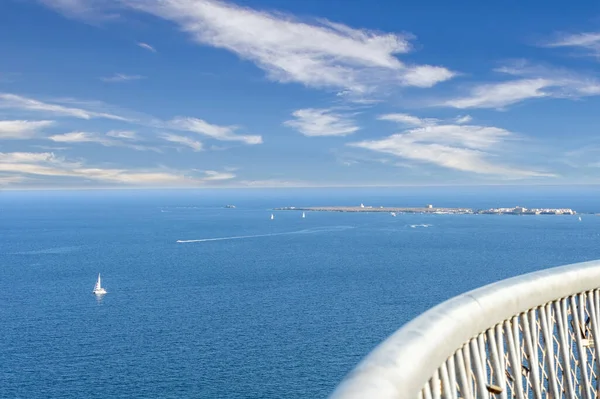 Island Tabarca Mediterranean Sea Blue Sky — Stock Photo, Image