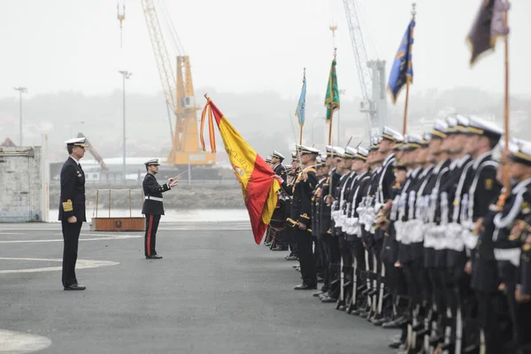 Coruna España Marzo 2016 Ceremonia Felipe Rey España Homenaje Los —  Fotos de Stock