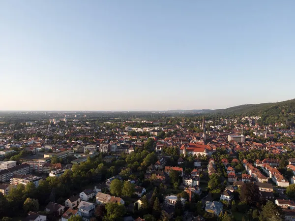 Vista Aérea Ettlingen Alemania Ciudad Baden Wurttemberg —  Fotos de Stock
