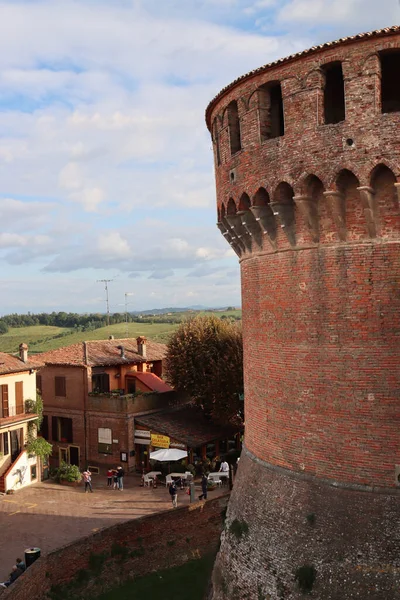 Vertical Shot Sforza Medieval Castle Dozza Emilia Romagna Italy — Stok fotoğraf