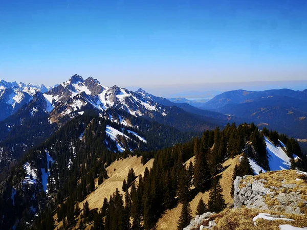 Güzel Bir Dağ Manzarası Büyüleyici Bir Manzara — Stok fotoğraf