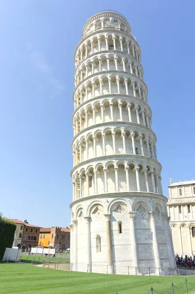 Pis Itálie 2019 Krásná Historická Štíhlá Věž Pise Itálii — Stock fotografie