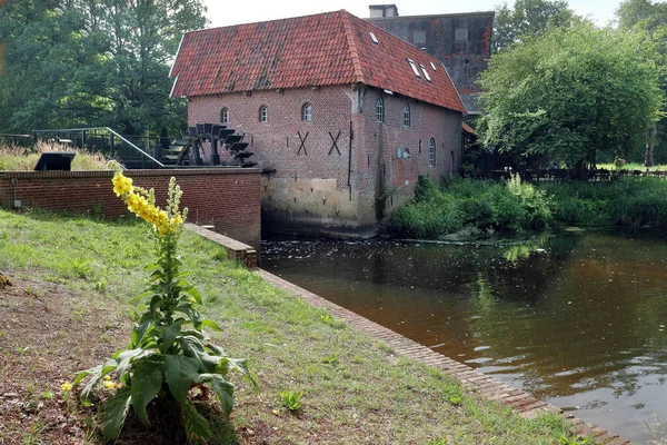 Berenschot Watermill Slinge River Winterswijk Netherlands — стоковое фото