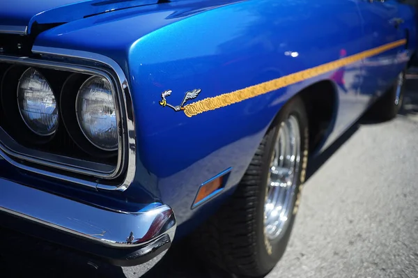 Kansas City Egyesült Államok 2021 Október Plymouth Road Runner Rajzfilm — Stock Fotó