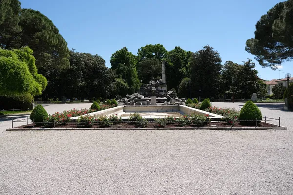 Goriz Italia Mayo 2021 Parco Della Rimembranza Monumentos Para Recordar — Foto de Stock