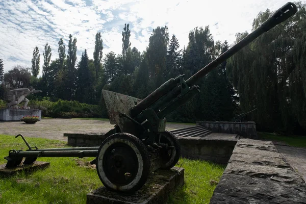 Bielsko Biala Polsko Října 2021 Sovětský Válečný Hřbitov Památník Bielsku — Stock fotografie