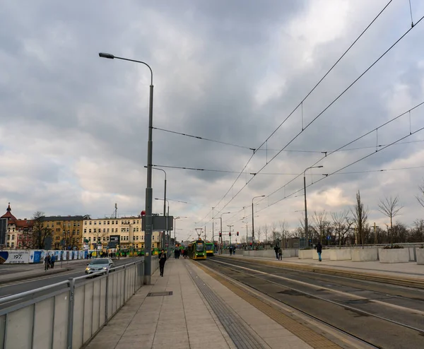 Poznan Polen März 2018 Ein Schöner Blick Auf Die Menschen — Stockfoto