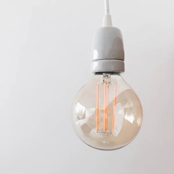 Electrical Light Bulb Isolated White Background — Stock Photo, Image