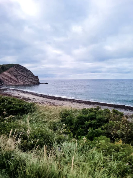 崖やビーチの美しい景色 カナダのケープ ブレトン — ストック写真