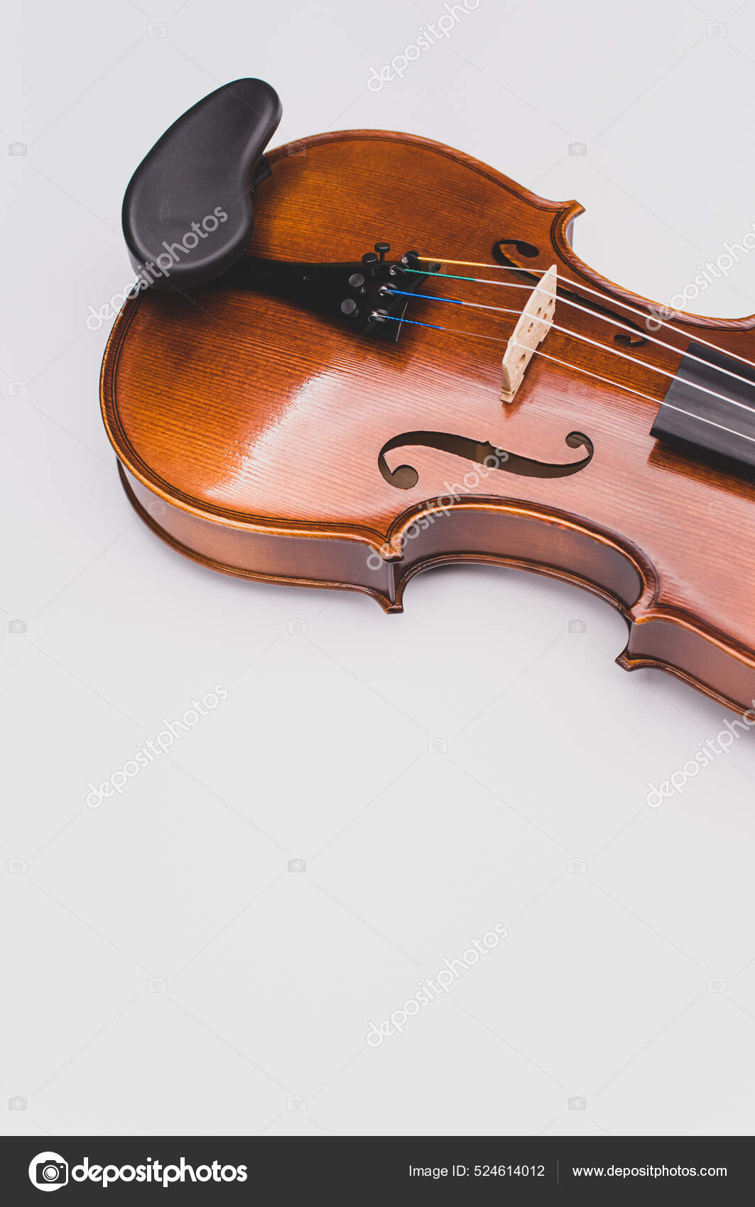 Como Italy Nov 2021 Top View Elegant Acoustic Violin White — Stock