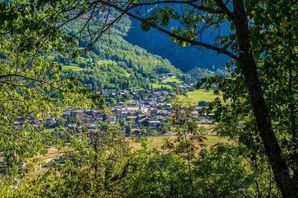 Ciudad Salle Val Aoste Italia —  Fotos de Stock