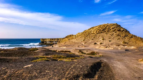 Eine Wunderschöne Strandlandschaft Auf Fuerteventura — Stockfoto