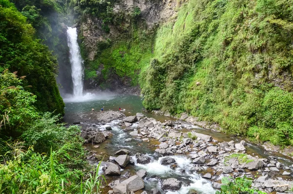 Uma Vista Panorâmica Das Cataratas Tappiya Banaue Filipinas — Fotografia de Stock