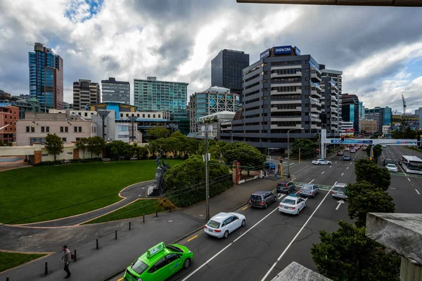 Wellin New Zealand Ekim 2019 Wellington Yeni Zelanda Şehir Merkezi — Stok fotoğraf