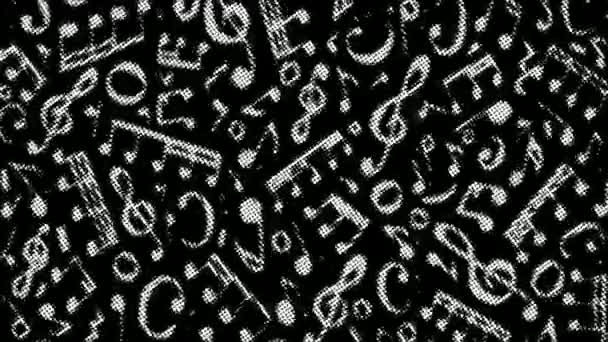 Абстрактний Фон Монохромна Текстура Зображення Включає Ефект Чорно Білих Тонів — стокове відео