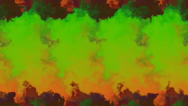 Абстрактный Фон Красочных Мазков Кистью Кистью Яркие Обои Рисовал Художественные — стоковое видео
