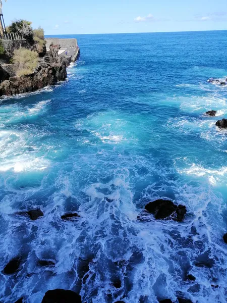 Берегова Лінія Пуерто Крус Острові Тенерифе — стокове фото