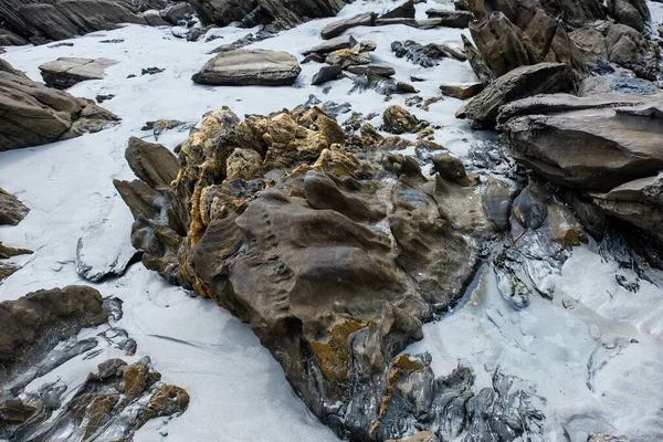 Bellissimo Scatto Varie Rocce Nell Isola Kangaroo Stokes Bay — Foto Stock