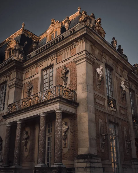 Low Angle Shot Palace Versailles Paris — Stock Photo, Image