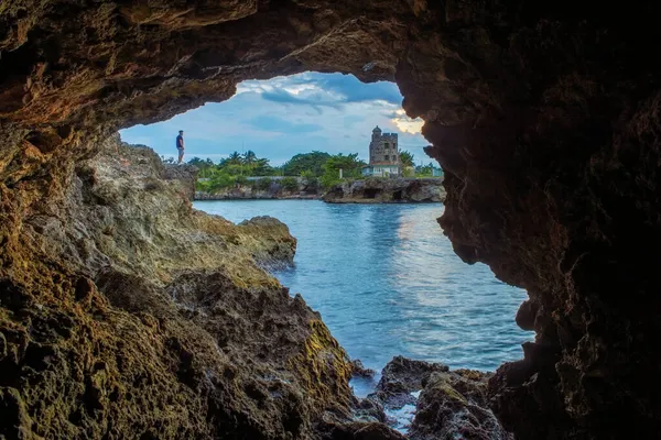 Krásný Výhled Historický Hrad Cabarroca Provincii Matanzas Kuba — Stock fotografie