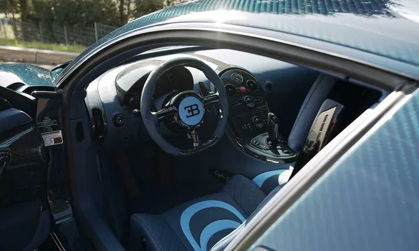 Munich Alemanha Outubro 2021 Interior Bugatti Veyron — Fotografia de Stock