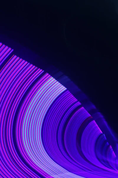 Fundo Néon Abstrato Com Camadas Luz Rosa Azul Fundo Escuro — Fotografia de Stock