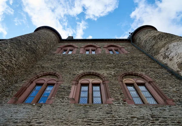 Uma Visão Panorâmica Castelo Vianden Luxemburgo — Fotografia de Stock