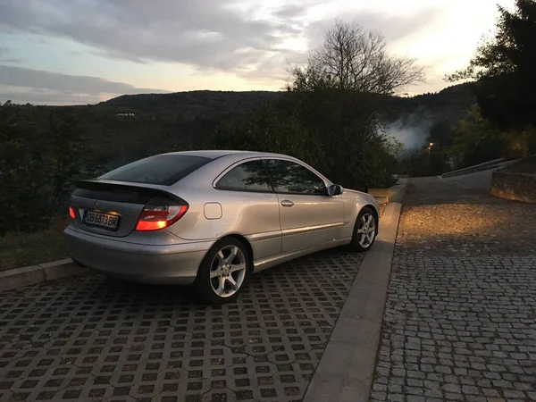 Lovech Bulgaria Oct 2021 Personal Car Mercedes C220 Street — 스톡 사진