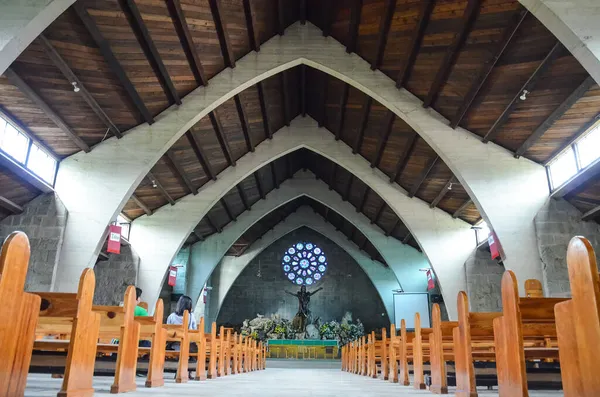 Filipinler Sagada Daki Aziz Meryem Kilisesi Nin Manzarası — Stok fotoğraf