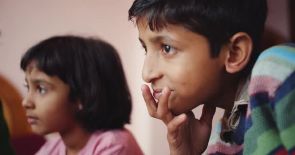 Group Happy Indian Children — Stock videók