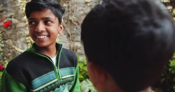 Close Happy Indian Boys — Vídeo de Stock
