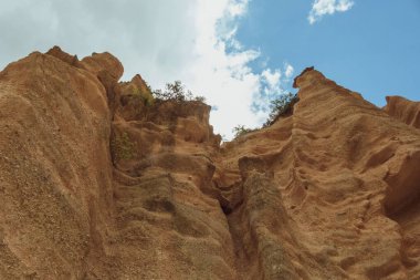 The Lame Rosse canyons in Fiastra, Italy clipart
