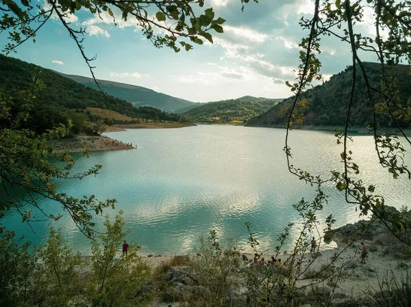 Lake Monti Sibillini National Park — Fotografia de Stock