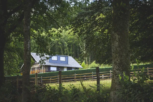 Una Casa Bosque Verde — Foto de Stock