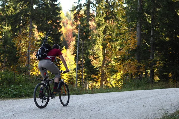 Der Radfahrer Park — Stockfoto