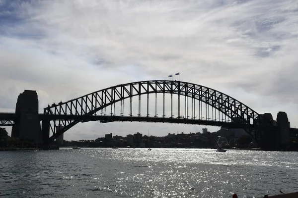 澳大利亚悉尼 2021年5月2日 澳大利亚悉尼港湾大桥景观 — 图库照片