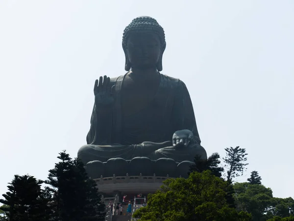 Hongkong China Okt 2018 Schöne Szene Der Großen Statue Des — Stockfoto