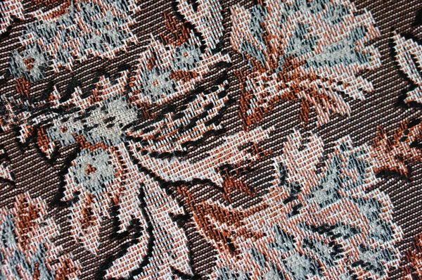 Closeup Shot Sofa Cover Textile Pattern — Fotografia de Stock