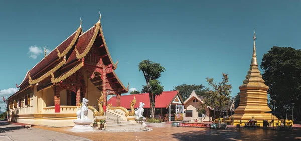 Wat Phra Doi Chom Thong Temple Chedi Chiang Mai Thailand — стоковое фото