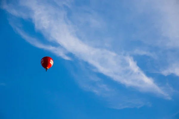 Vilnius Litwa Sierpnia 2021 Piękny Widok Balon Latający Nad Wilnem — Zdjęcie stockowe